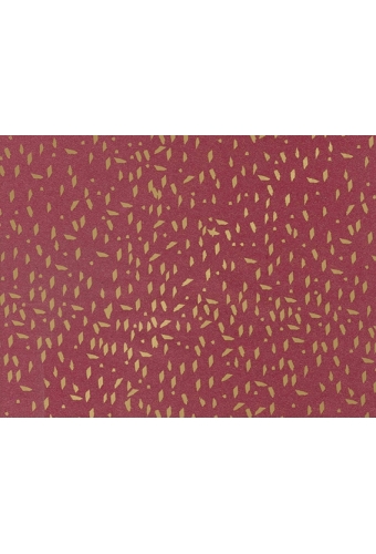 Kerst Kraftpapier Bruin recycled terrazzo bugundy goud 70cm x 200meter