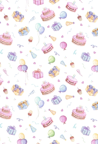Kadopapier Cake Party 70cm x 200meter