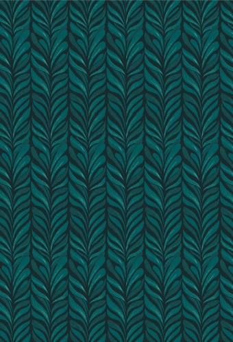 Kadopapier Leaf Lines Blue 70cm x 200meter