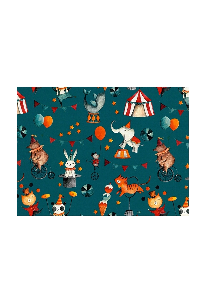 Cadeaupapier Coated circus 70cm x 200meter