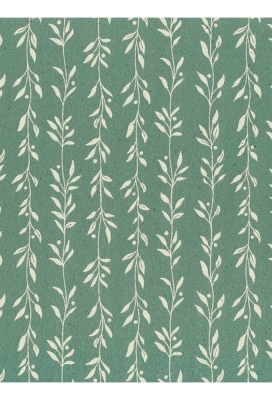 Kadopapier Gras Whispering Leaves Green 70cm x 200meter