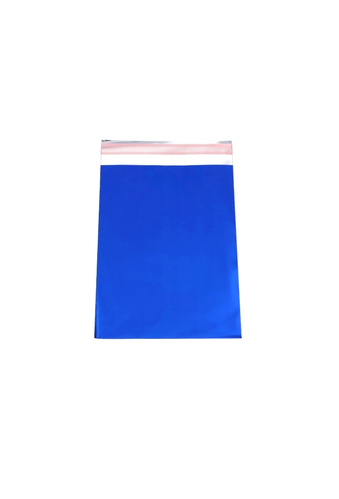 Kadozakjes Folie Mita Mat Blauw & Plakstrip 10x13.5+3cm 100stuks