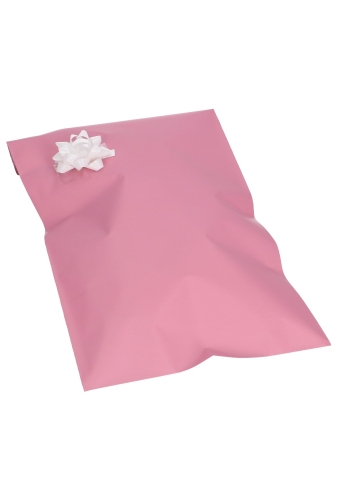 Kadozakjes Folie Mita Mat Roze & Plakstrip 12x18.5+3cm 100stuks