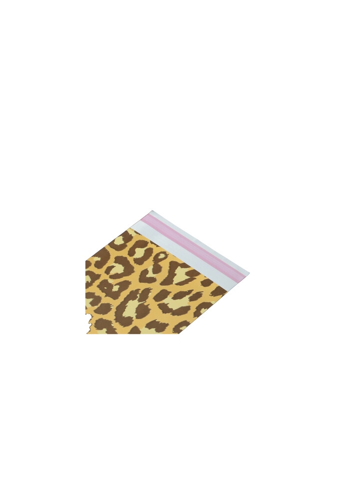 Kadozakjes Folie Mita Luipaard Goud & Plakstrip 12x18.5+3cm 100stuks