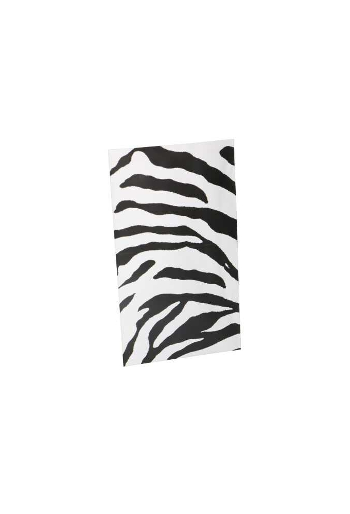 Kadozakjes Folie Mita Zebra Zwart & Plakstrip 15x23.5+3cm 100stuks