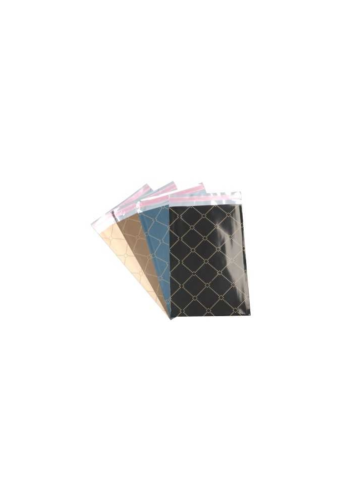 Kadozakjes Folie Mita Queen Champagne & Plakstrip 15x23.5+3cm 100stuks