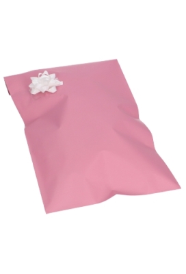 Kadozakjes Folie Mita Mat Roze & Plakstrip 15x23.5+3cm 100stuks