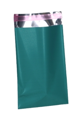 Kadozakjes Folie Mita Mat Petrol & Plakstrip 15x23.5+3cm 100stuks