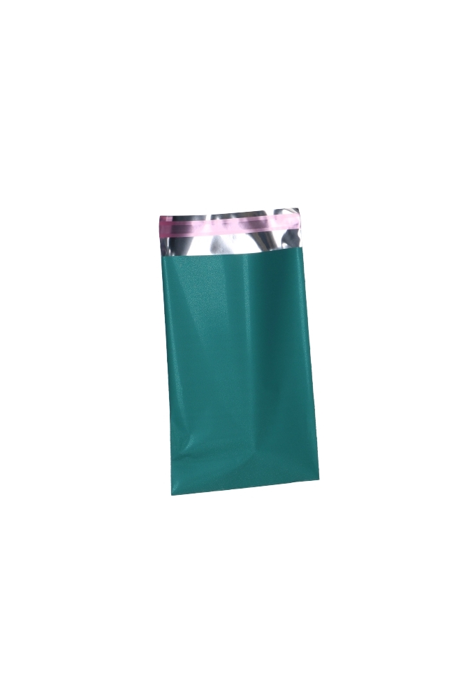 Kadozakjes Folie Mita Mat Petrol & Plakstrip 15x23.5+3cm 100stuks