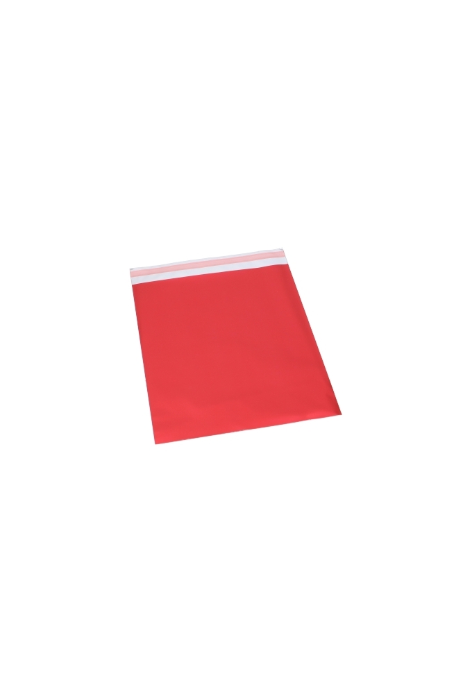 Kadozakjes Folie Mita Mat Rood & Plakstrip 20x26.5+3cm 100st OP IS OP