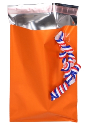 Kadozakjes Folie Mita Mat Oranje & Plakstrip 25x33.5+3cm 100stuks
