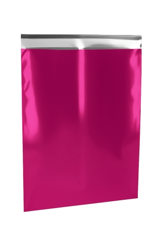 Kadozakjes Folie Mita Mat Fuchsia & Plakstrip 20x28.5+3cm 100stuks