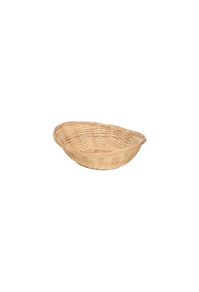 Bamboemanden Broodmand bamboe dicht ovaal 30cm 30stuks