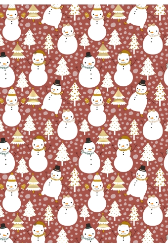 Kerstpapier Dessin 037 50cm x 200 meter