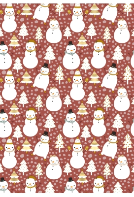 Kerstpapier Dessin 037 50cm x 200 meter