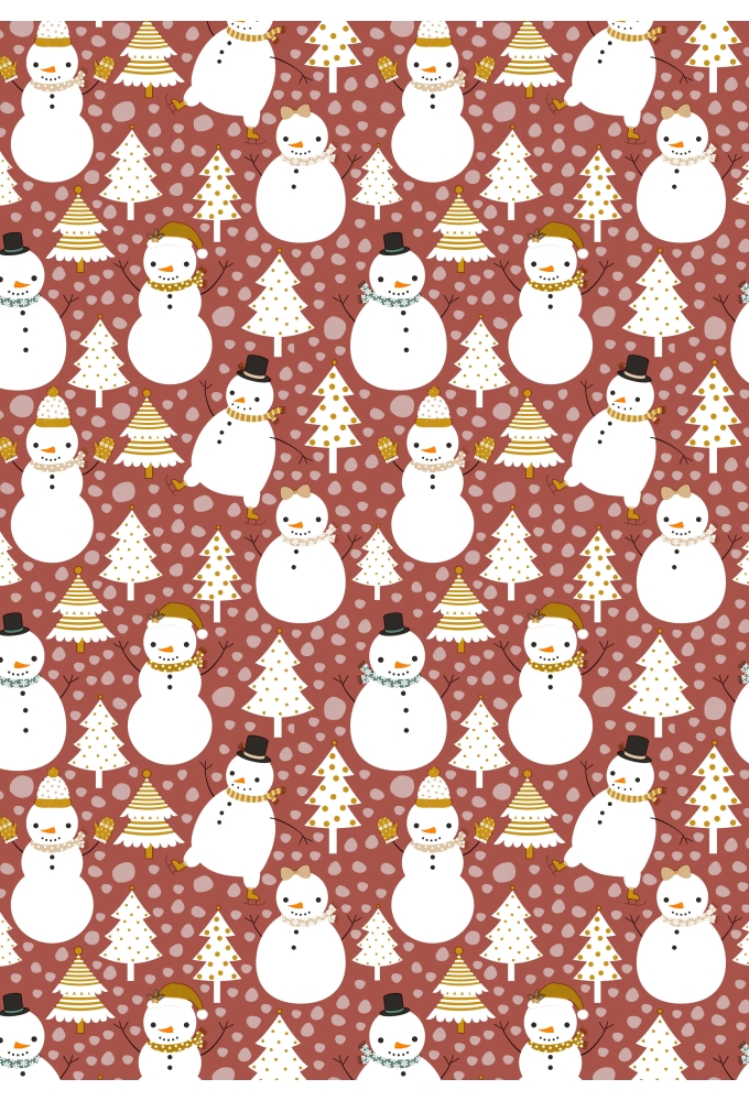 Kerstpapier Dessin 037 50cm x 200 meter