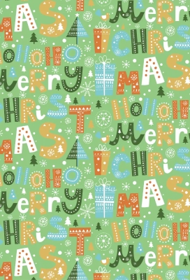 Kerstpapier Dessin 107 50cm x 100 meter