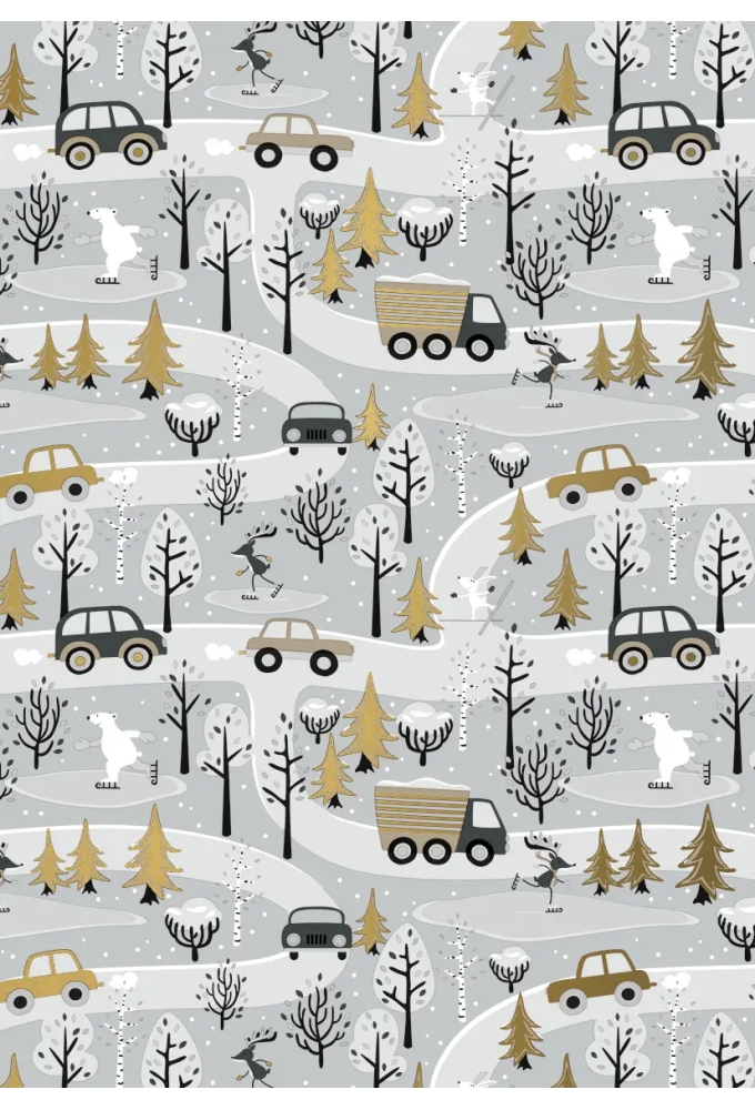 Kerstpapier Dessin 041 70cm x 200 meter