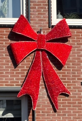 Decoratie Strik Lucia Led Verlichting Kleur Rood 24v 130x180cm