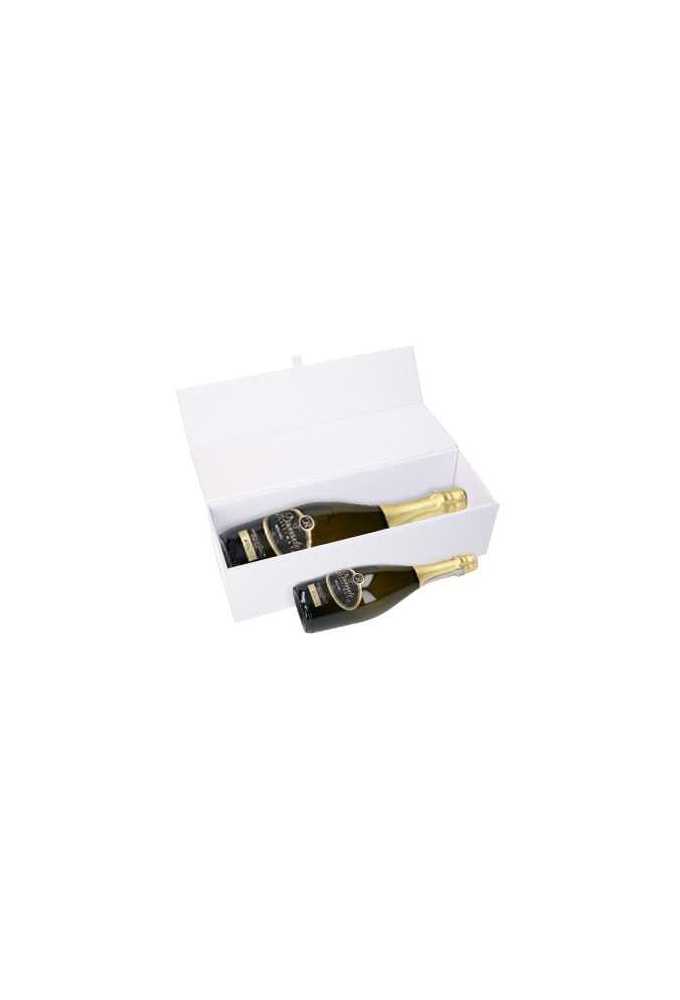 Luxe Magneetdozen Wijnfles Rioja Magnum Wit Mat 12x12x40.5cm 25stuks
