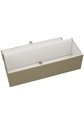 Luxe Magneetdozen Wijnfles Rioja Taupe Mat 10x10x33cm 25stuks
