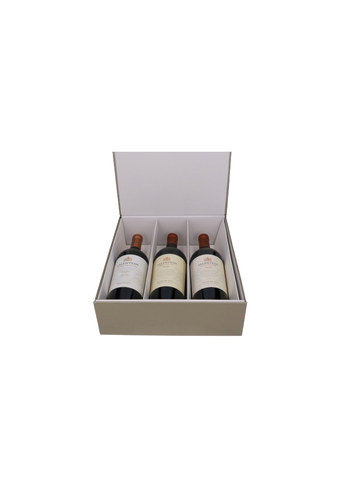 Luxe Magneetdozen Wijnfles Rioja Taupe Mat 33.5X28X9.5cm 25stuks