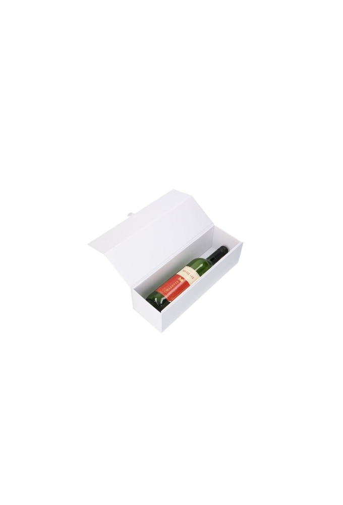 Luxe Magneetdozen Wijnfles Rioja Wit Mat 1 fles 10x10x33cm 1stuks