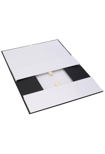 Luxe Magneetdozen Wijnfles Rioja Zwart Mat 1 fles 10x10x33cm 1stuks