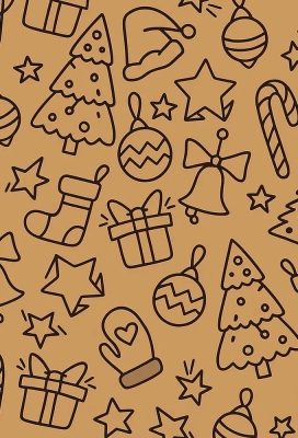 Kerstpapier Dessin 068 30cm x 250 meter