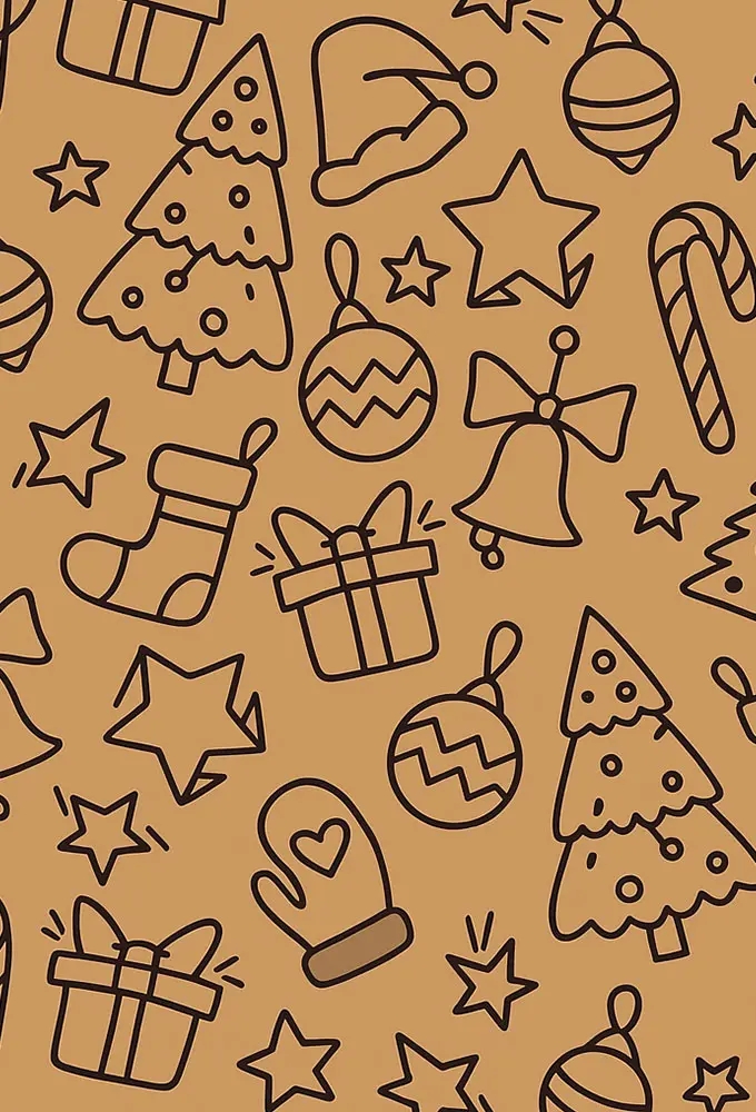Kerstpapier Dessin 068 30cm x 250 meter