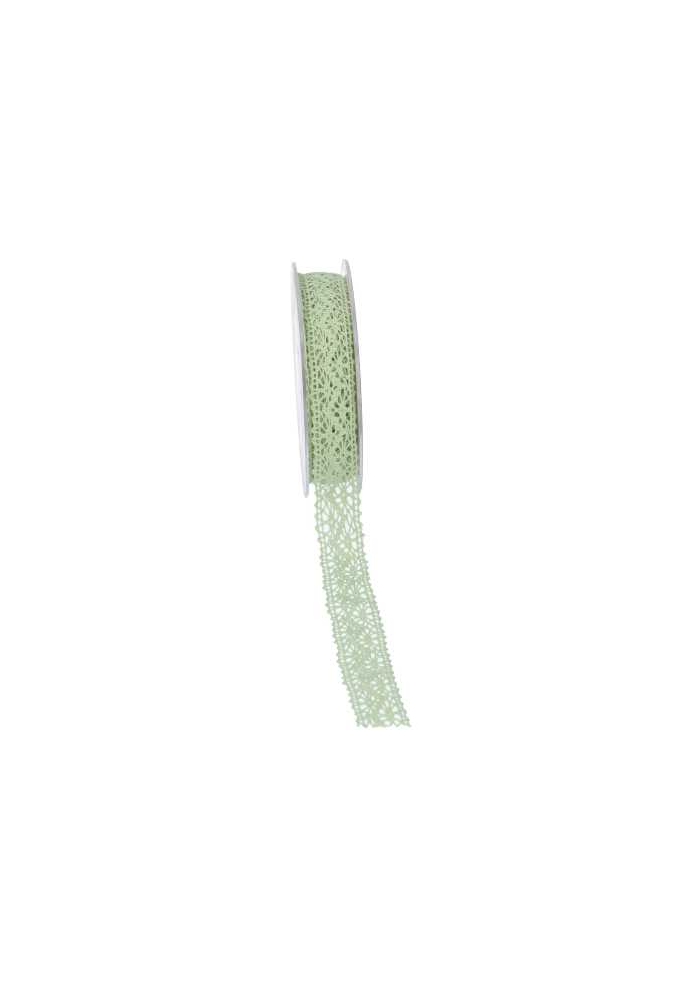 Luxe Kadolint Trendy Gehaakt Kant Mint Groen 22mm x 10 meter OP IS OP