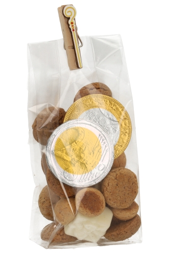 Houten Decoratie Sint Staf Knijper 2x3.5cm 36stuks