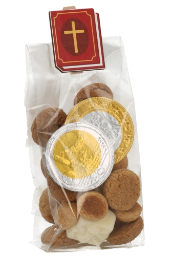 Houten Decoratie Sinterklaas Boek Knijper 2x3.5cm 36stuks