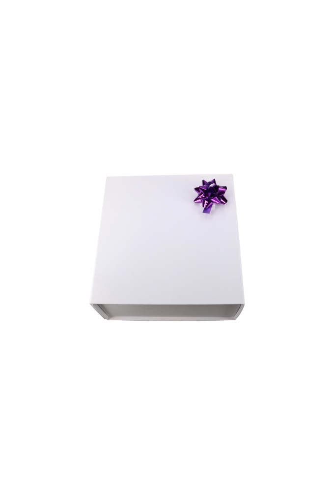 Mini Bows Strik Rond 50mm Metallic Paars Met Plakker 100stuks