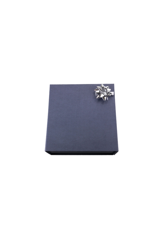 Mini Bows Strik Rond 50mm Metallic Zilver Met Plakker 100stuks