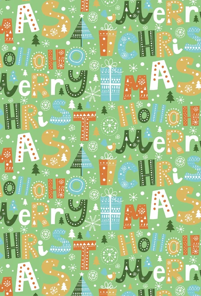 Kerstpapier Dessin 107 50cm x 100 meter
