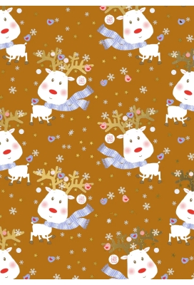 Kerstpapier Dessin 165 60cm x 200meter