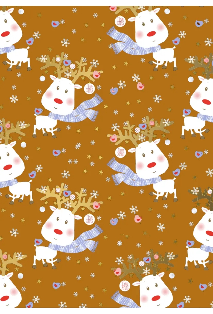 Kerstpapier Dessin 165 60cm x 200meter