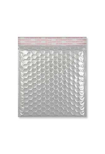 Luchtkussenenvelop Wenen Metallic Zilver 24x24cm 45stuks
