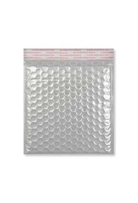 Luchtkussenenvelop Wenen Metallic Zilver 24x24cm 45stuks