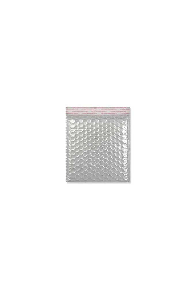 Luchtkussenenvelop Wenen Metallic Zilver 24x24cm 45stuks