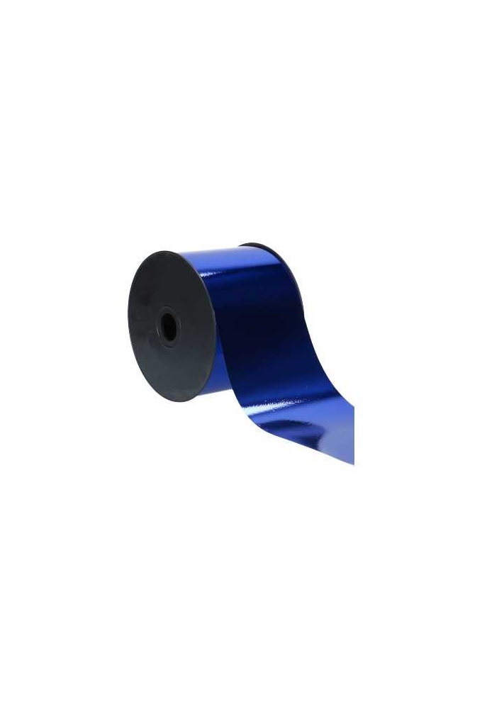 Krullint Metallic Reflex Donker Blauw 100mm x 100meter
