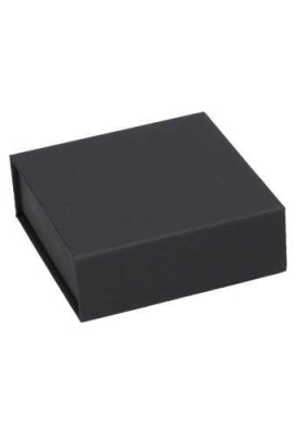 Magneet Bonbondoosjes Mat Zwart 9 Bonbons FSC® 9.6x9.6x3cm 10stuks