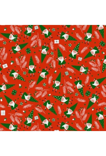 Kerstpapier Dessin 142 40cm x 200meter