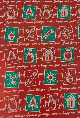 Kerstpapier Dessin 096 60cm x 200 meter