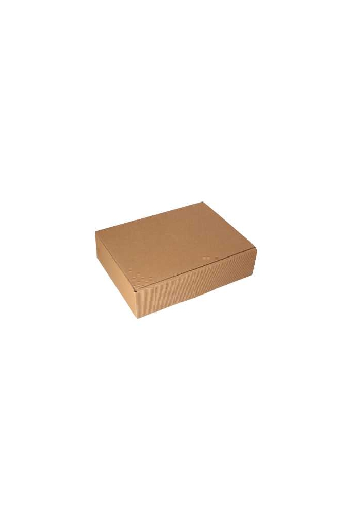Wijndoos Modern Kraft 36x25x9cm 25st & 2x Glasinlay Kraft 50tuks