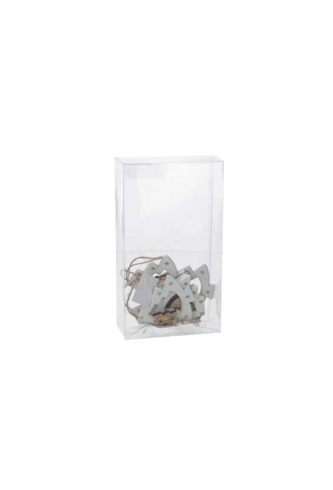 Transparant Kadodoosje Rechthoekig PET 9x4.5x16cm.10stuks
