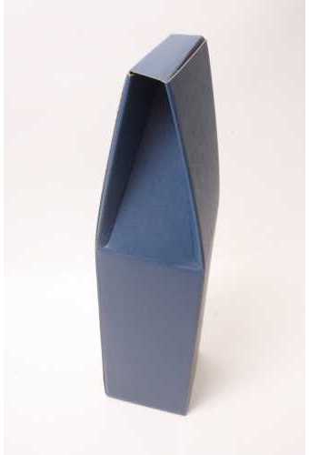 Luxe Wijndozen Vigo Blauw voor 1 fles 9x9x37cm 50stuks