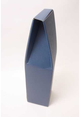 Luxe Wijndozen Vigo Blauw voor 1 fles 9x9x37cm 50stuks