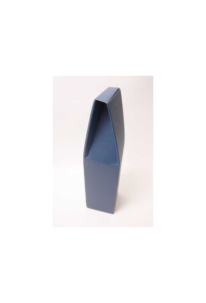 Luxe Wijndozen Vigo Blauw voor 1 fles 9x9x37cm 50stuks